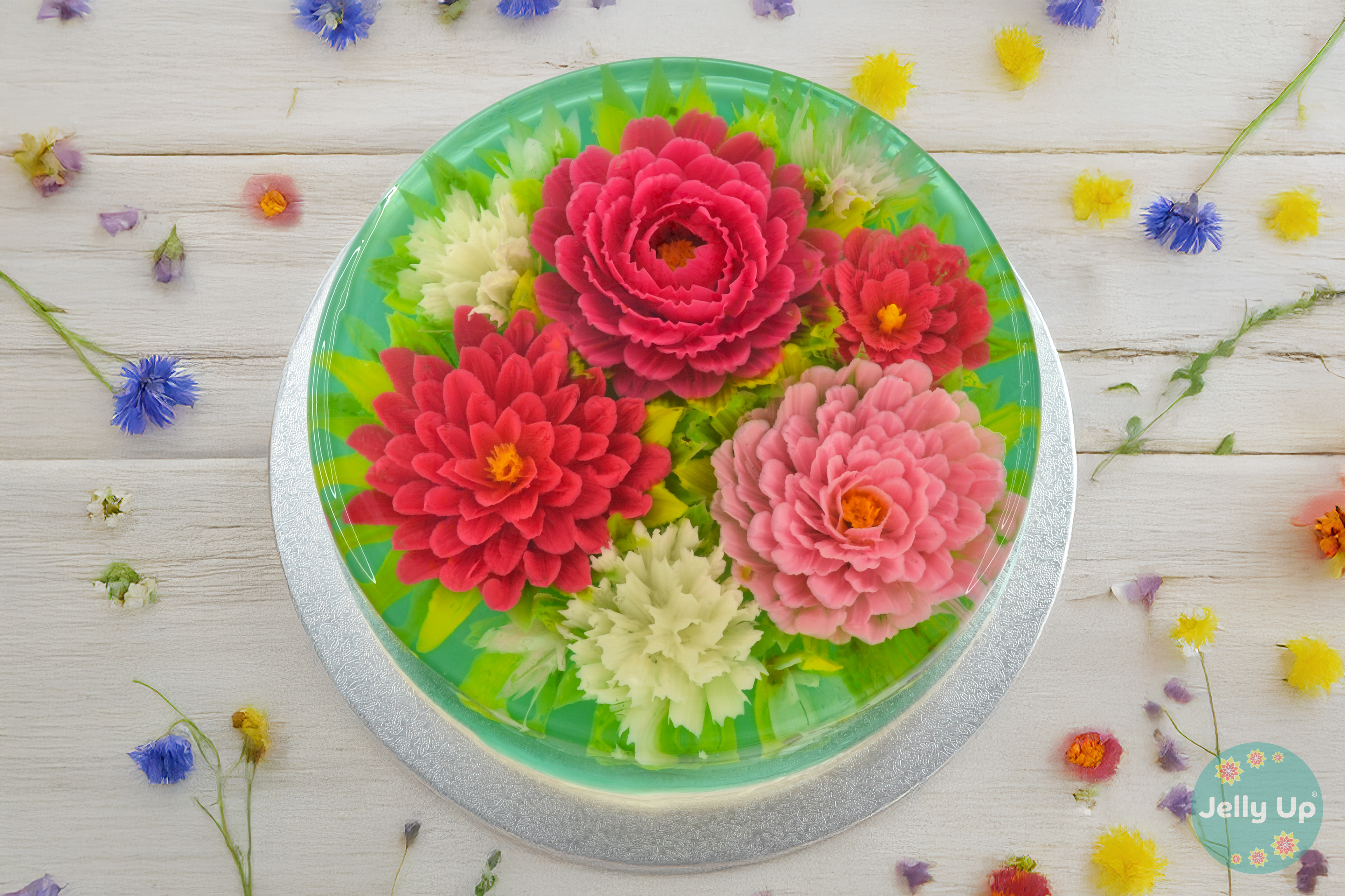 Flower Design Cake